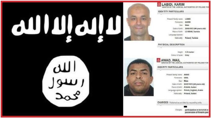Dwaj poszukiwani mężczyzni -&nbsp;Karim Labidi i&nbsp;Awad Wail
