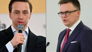 Miniatura: Bosak skomentował słowa Hołowni. "Próba...