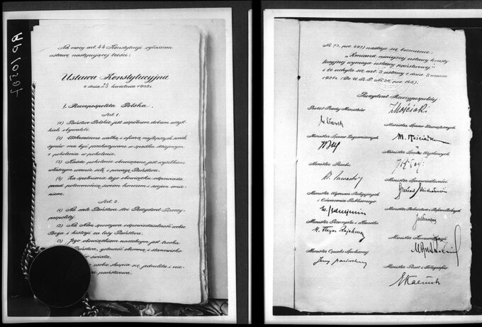 Konstytucja kwietniowa - 1935 rok