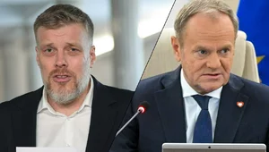 Miniatura: "Cesarz Donald". Zandberg uderza w Tuska i...