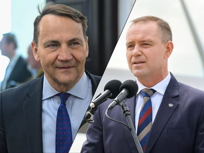 Miniatura: Sikorski zwrócił się do Nawrockiego. "Oby...