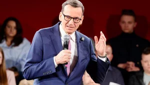 Miniatura: Morawiecki mocno o słowach Tuska. "Granie...