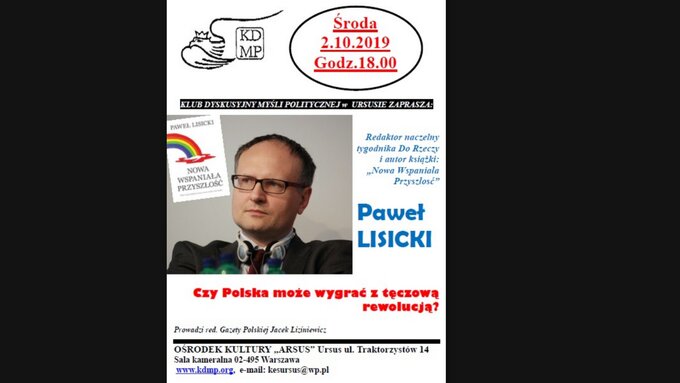 Spotkanie z&nbsp;Pawłem Lisickim