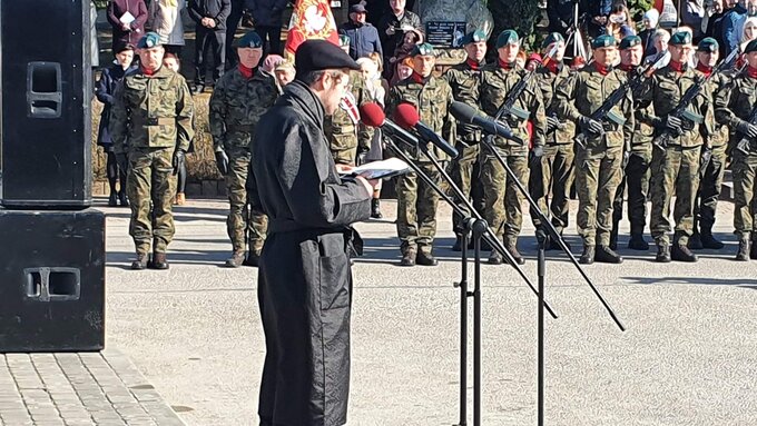 Upamiętnienie Katarzyny i Sebastiana Kazaków zamordowanych za pomoc Żydom w czasie okupacji niemieckiej.