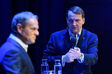 Donald Tusk i&nbsp;Radosław Sikorski