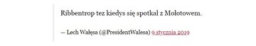 Wpis Lecha Wałęsy na&nbsp;Twitterze