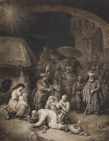Pokłon Trzech kr&oacute;li, Jan Piotr Norblin