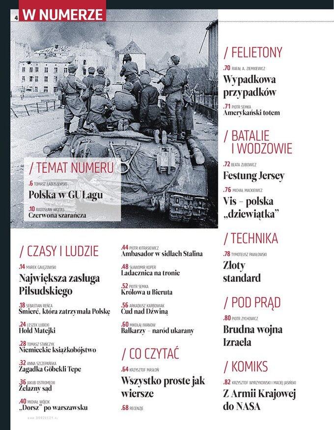 "Historia DoRzeczy" nr 5 (maj) 2025 - spis treści