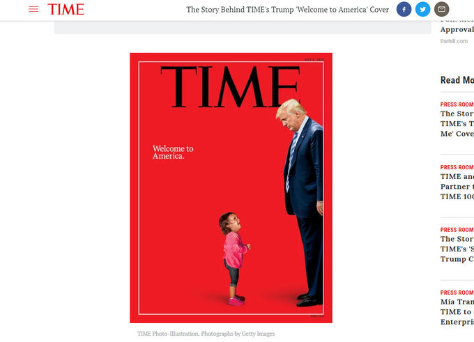 Okładka magazynu "Time"/Zrzuty strony z time.com