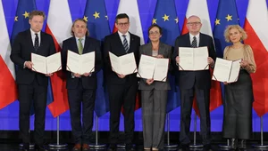 Miniatura: "Ślubowanie" nowo wybranych sędziów TK....