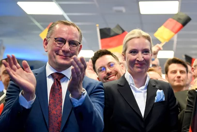 Miniatura: Rekordowe poparcie dla AfD. Nowy sondaż