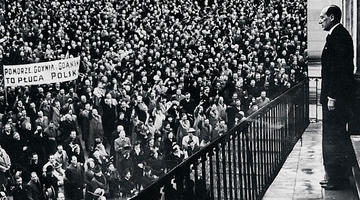 J&oacute;zef Beck przemawia do&nbsp;uczestnik&oacute;w demonstracji w&nbsp;Warszawie, 5&nbsp;maja 1939&nbsp;r.