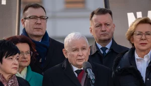 Miniatura: "Obrzydliwy atak". Prezes PiS krytykuje...