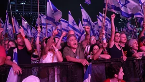 Miniatura: Ponad 100 tys. ludzi demonstrowało w Tel...