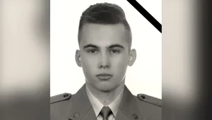 Miniatura: Śmierć polskiego żołnierza na granicy....