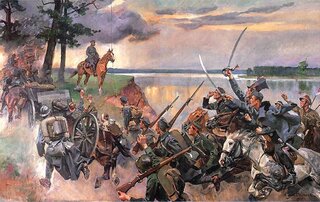 Wojciech Kossak - Bitwa nad Niemnem