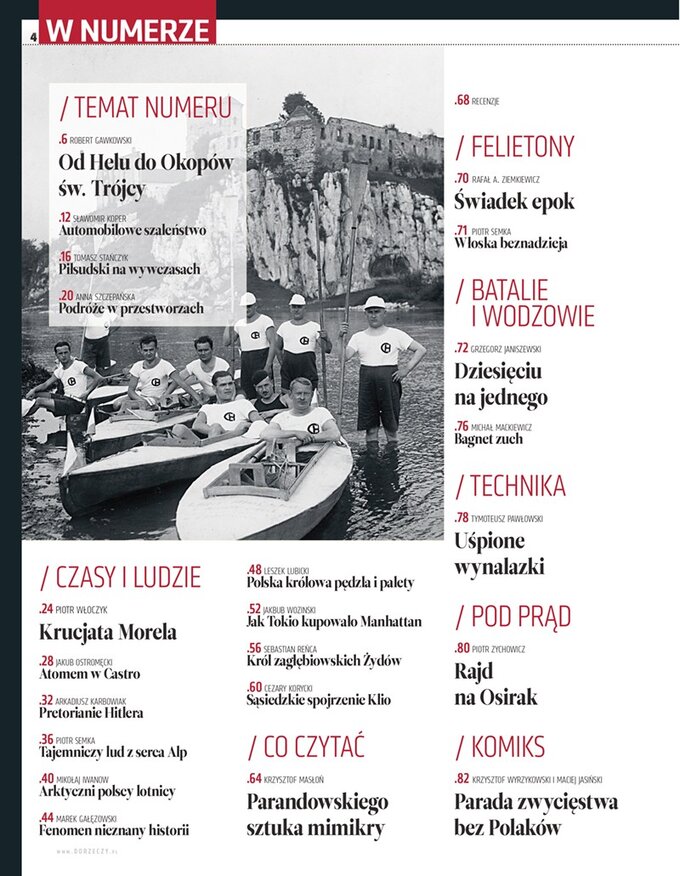 "Historia Dorzeczy" lipiec 2025 - spis treści
