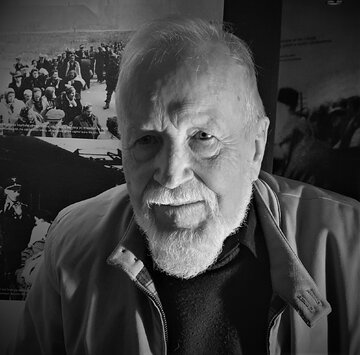 Andrzej Gilewski w&nbsp;dniu rozmowy. Pruszk&oacute;w, 2021&nbsp;r. Z&nbsp;arch. Muzeum Dulag 121