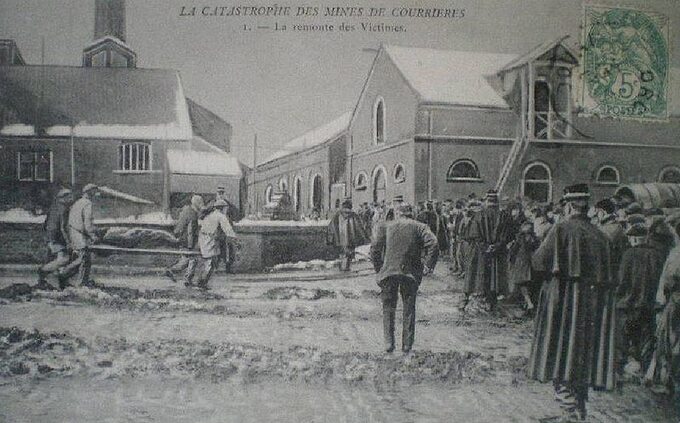 Akcja ratownicza w kopalni Courrières, Francja
