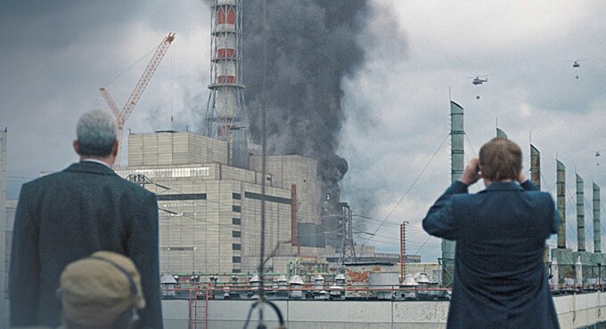 Kadr z serialu "Czarnobyl"