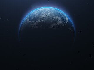 Kosmos, Ziemia. Zdj. ilustracyjne