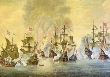 Podczas bitwy pod Oliwą polską flotą dowodził: