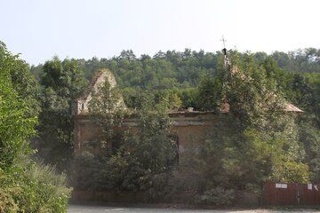 Ruiny kościoła św. Jacka w&nbsp;Uhryńkowcach.