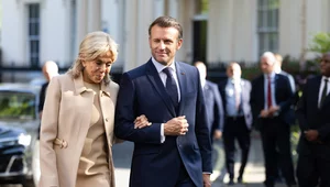 Miniatura: "Uważam panią za bardzo piękną". Macron...