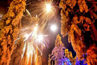 Sylwester w&nbsp;Kuusamo, Finlanda