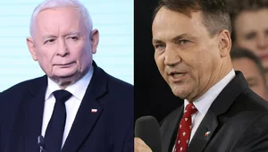 Miniatura: Kaczyński kontra Sikorski. "Kiedyś całował...