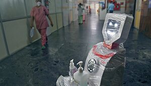Roboty zyskują na pandemii
