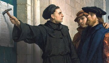 Marcin Luter na&nbsp;obrazie Ferdinanda Pauwelsa z&nbsp;1872&nbsp;r.