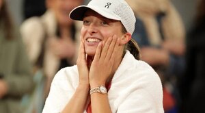 Miniatura: Finał French Open. Świątek zwróciła się do...
