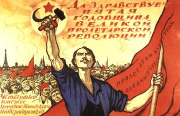 Komunistyczny plakat wzywający do&nbsp;rewolucji