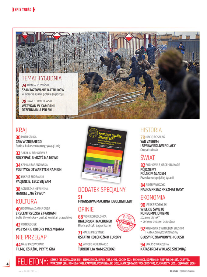 "Do&nbsp;Rzeczy" nr 47. Spis treści