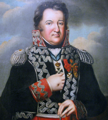 Jan Henryk Dąbrowski na&nbsp;obrazie nieznanego artysty, XIX wiek.