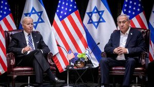 Miniatura: Biden spotkał się z Netanjahu....