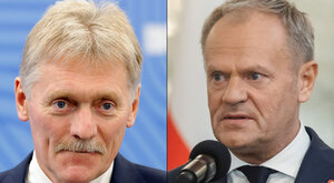 Miniatura: Pieskow odpowiada na słowa Tuska o...