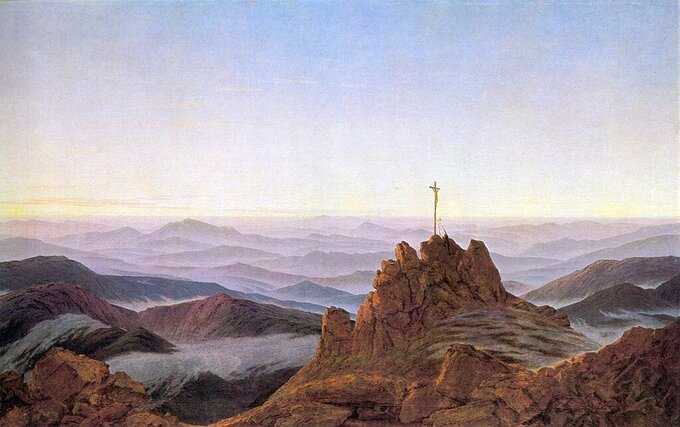 Kaspar Dawid Friedrich, Poranek w Karkonoszach