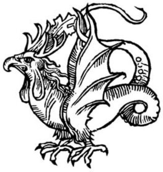 Bazyliszek na&nbsp;drzeworycie z&nbsp;1510 roku