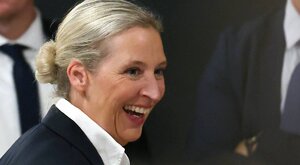 Miniatura: Liderka AfD reaguje na rozmowę...