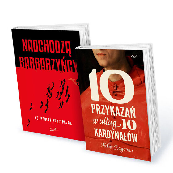 Roczny pakiet subskrypcji tygodnika Do Rzeczy i miesięcznika Historia Do Rzeczy z prezentem ks. Robert Skrzypczak: „Nadchodzą barbarzyńcy” + Fabio Ragona: „10 przykazań według 10 kardynałów”