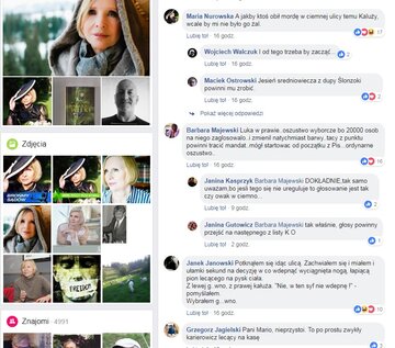 Dyskusja pod&nbsp;postem Marii Nurowskiej