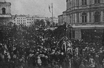 Maria Konopnicka -&nbsp;pogrzeb pisarki, Lw&oacute;w 1910 rok