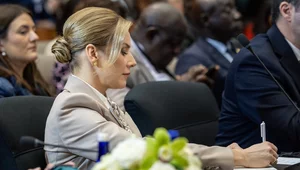 Miniatura: Nawrocka zabrała głos podczas szczytu w...