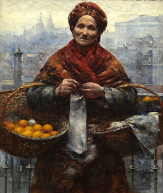 &bdquo;Żyd&oacute;wka z&nbsp;pomarańczami" -&nbsp;obraz Aleksandra Gierymskiego wystawiony w&nbsp;Muzeum Narodowym w&nbsp;Warszawie.