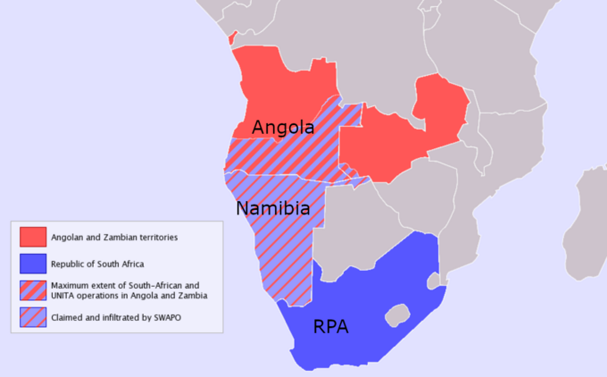 Południowa Afryka w czasie konfliktu angolskiego (1975-1991)