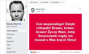 Wpis Macieja Stuhra
