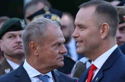 Miniatura: Nawrocki chce porozmawiać z Tuskiem. "Nie...