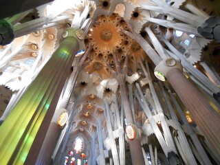 Sagrada Familia - sklepienie